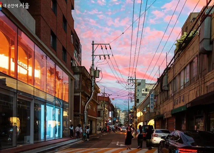 501, Seongsu Station Jungnangcheon Cherry Blossom Road River Airport Bus