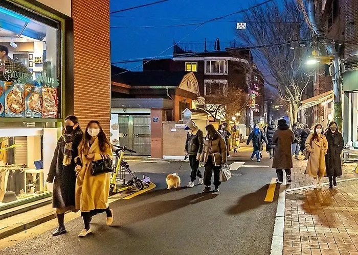 501, Seongsu Station Jungnangcheon Cherry Blossom Road River Airport Bus Seoul